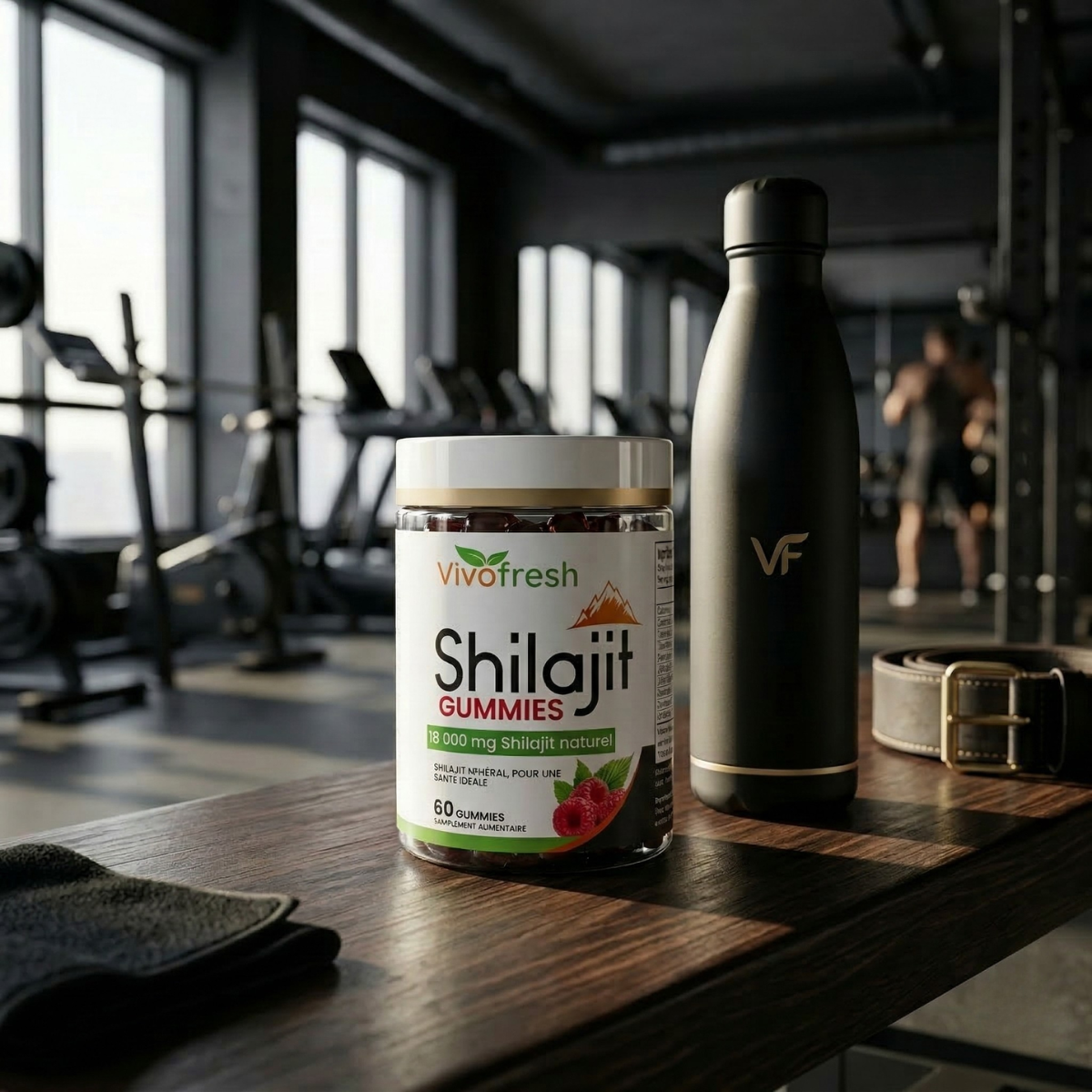 Shilajit Gummies en salle de sport